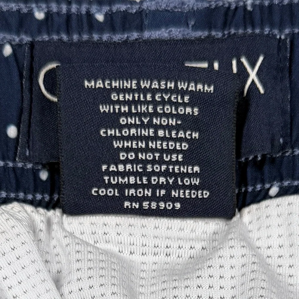 Cremieux 38 Swimsuit / Swim Trunks - NWT Mens Size XL Blue / White - #49541-K4